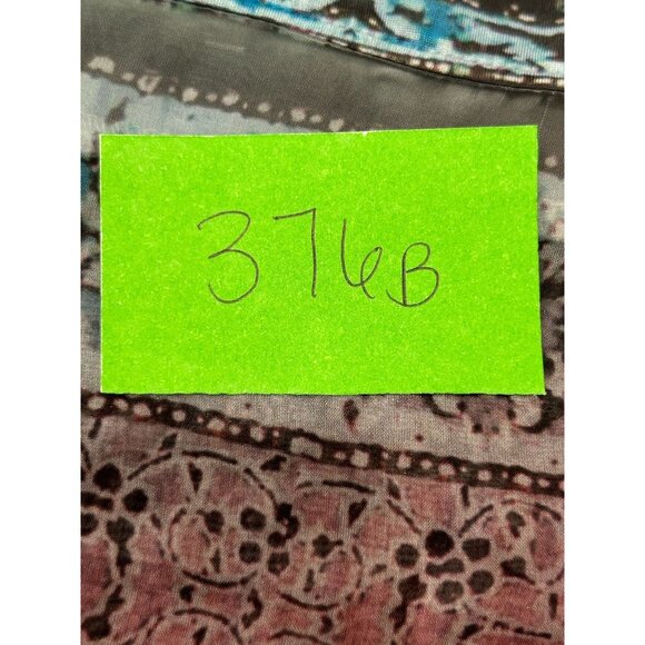 OneWorld Asymmetrical Tie Dye Sleeveless Dress With Rhinestones SZ XLarge - Picture 10 of 11